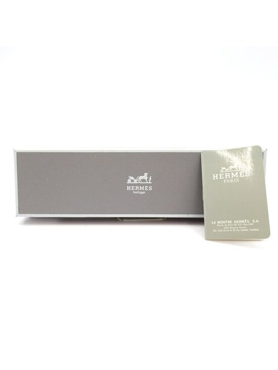 Hermès Kelly Watch - KE1.230 // W026538WW00 | The RealReal Hermes Kelly Watch Box SS Leather Silver